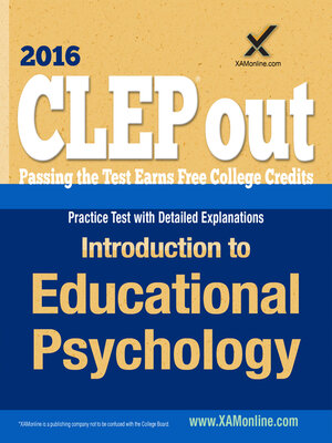 cover image of CLEP Introduction to Educational Psychology